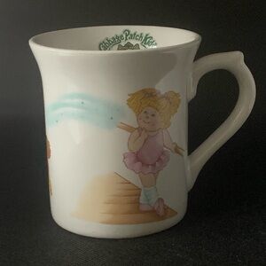 Vintage Cabbage Patch Kids 1984 Ballerina Coffee Mug Ceramic Porcelain OAA
